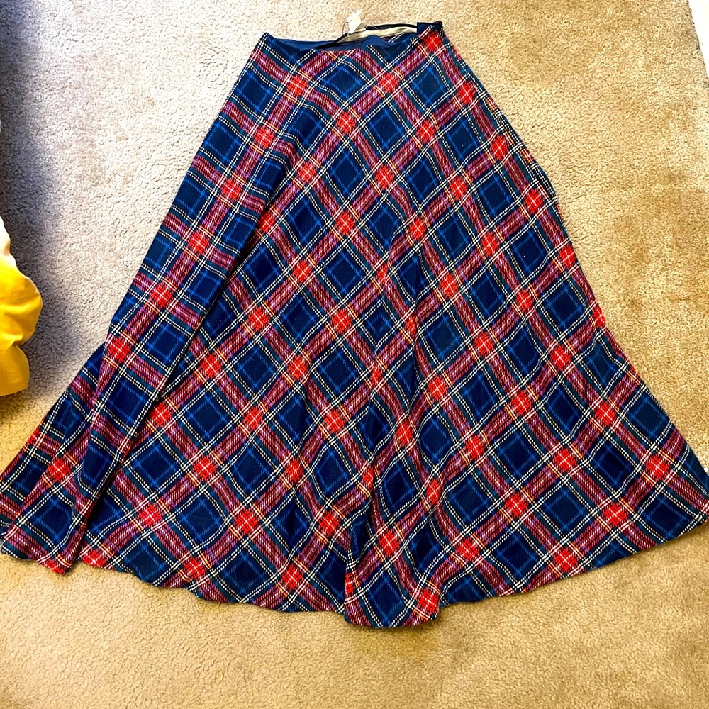 Vintage plaid Sears skirt